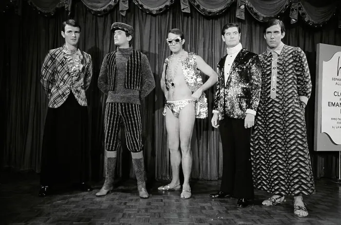 Framed Print : Emancipated Fashions Being Modelled Framed Print : Emancipated Fashions Being Modelled