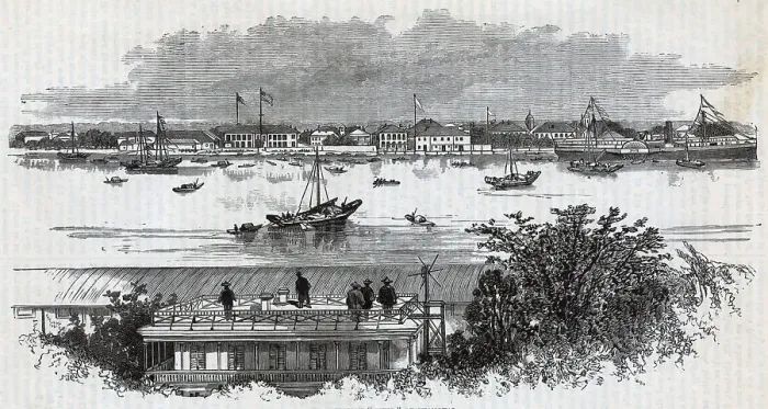 Framed Print : Us Embanked Thoroughfare In Hong Kong