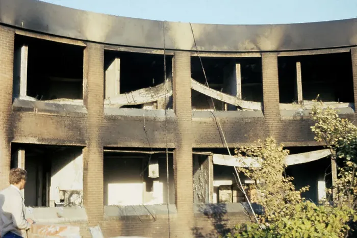 Framed Print : US Embassy In Islamabad After Attack