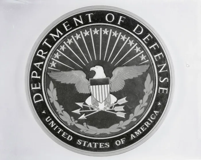 Framed Print : Emblem of United States Department of Defense Framed Print : Emblem of United States Department of Defense
