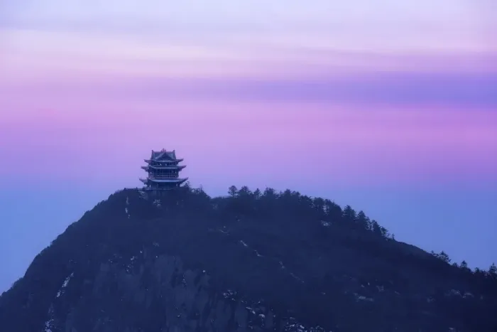 Framed Print : Top of Emeishan (Sichuan, China )