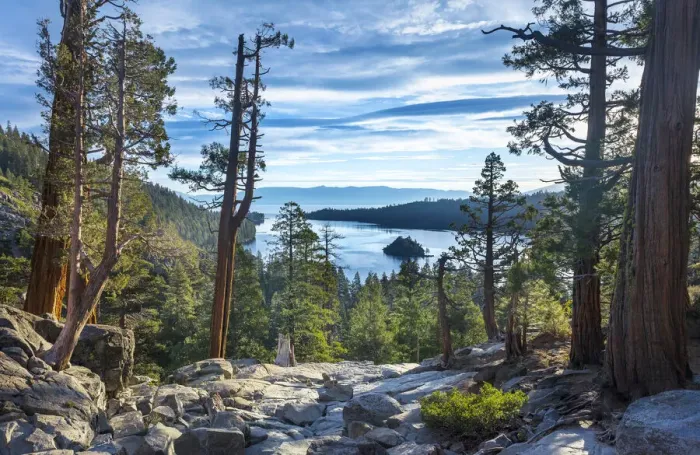 Framed Print : Emerald Bay Morning Framed Print : Emerald Bay Morning
