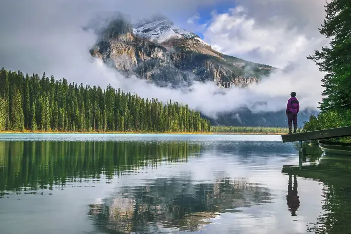 Framed Print : Emerald Lake, Yoho National Park, British Columbia, Canada Framed Print : Emerald Lake, Yoho National Park, British Columbia, Canada