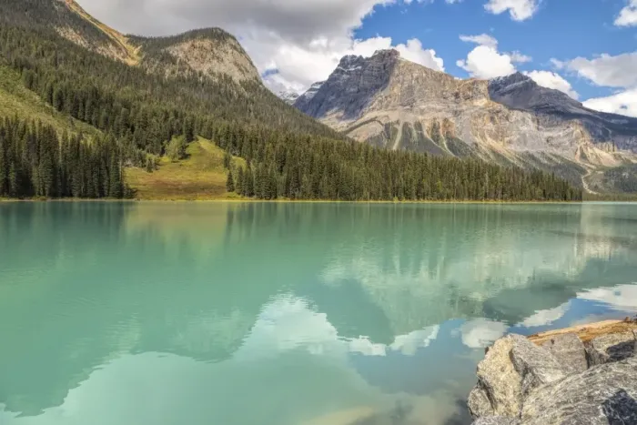 Framed Print : Emerald Lake, Yoho National Park, Rocky Mountains Framed Print : Emerald Lake, Yoho National Park, Rocky Mountains
