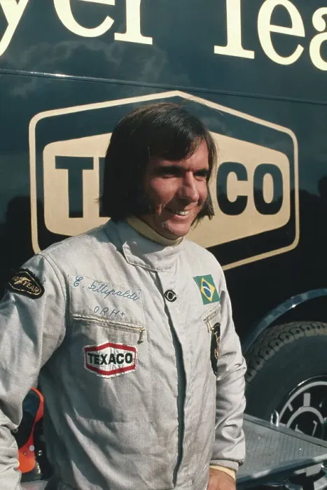 Framed Print : Emerson Fittipaldi Smiling Framed Print : Emerson Fittipaldi Smiling