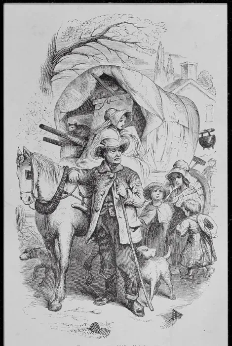 Framed Print : Emigration in 1817 Framed Print : Emigration in 1817