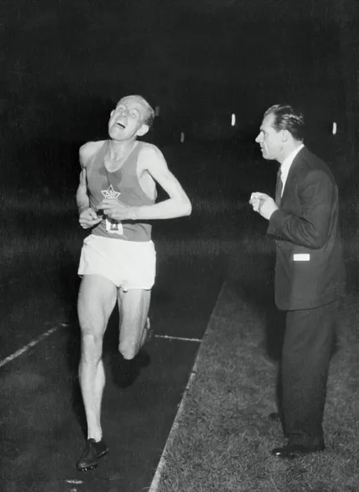 Framed Print : Emil Zatopek Running to Break Record Framed Print : Emil Zatopek Running to Break Record