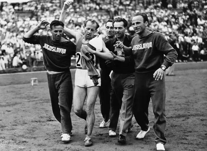 Framed Print : Emil Zatopek Winner of 10, 000 Meter Race Framed Print : Emil Zatopek Winner of 10, 000 Meter Race
