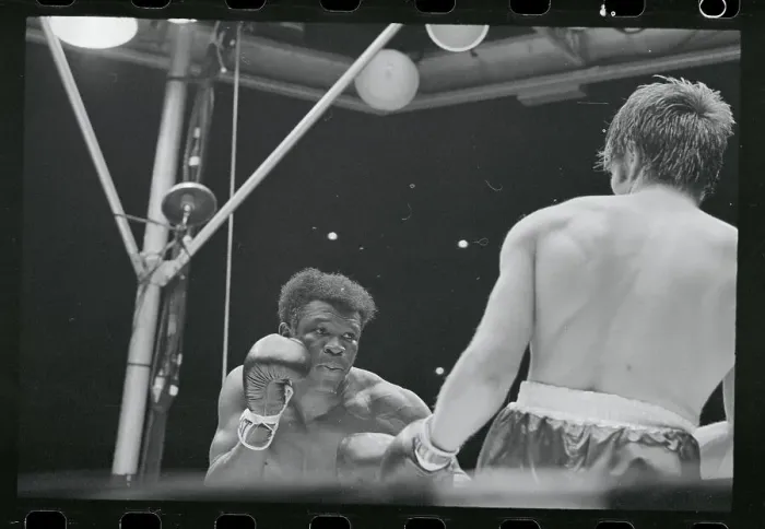 Framed Print : Emile Griffith Boxing Against Nino Benvenuti Framed Print : Emile Griffith Boxing Against Nino Benvenuti