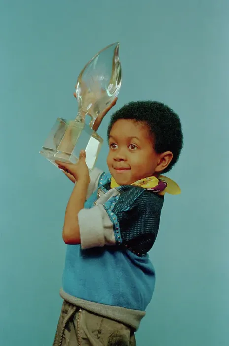 Framed Print : Emmanuel Lewis Holding Award Framed Print : Emmanuel Lewis Holding Award