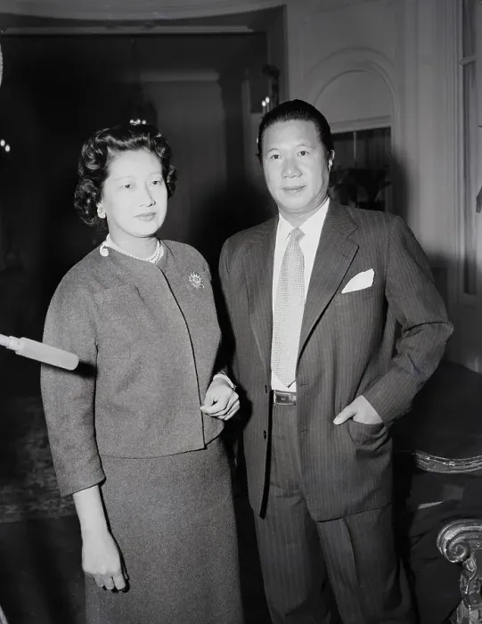 Framed Print : Emperor Bao Dai And Wife Of South Vietna Framed Print : Emperor Bao Dai And Wife Of South Vietna