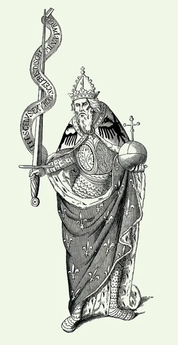 Framed Print : Emperor Charlemagne Framed Print : Emperor Charlemagne
