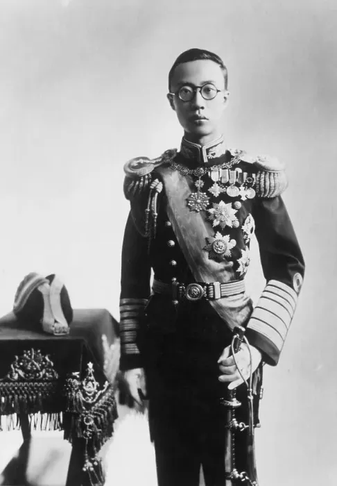Framed Print : Last Emperor Of China In Uniform Framed Print : Last Emperor Of China In Uniform