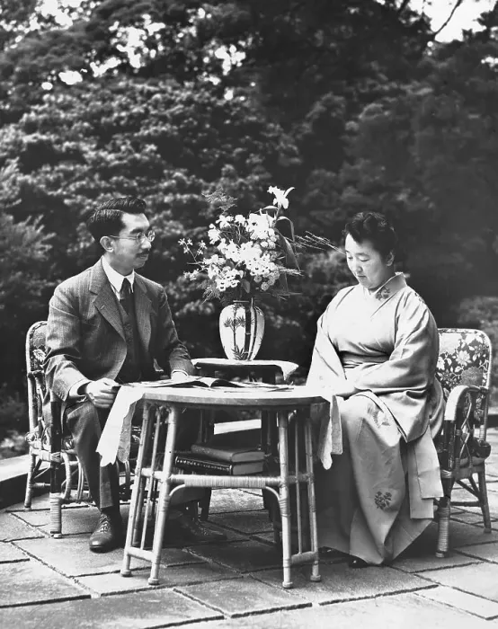 Framed Print : Emperor Hirohito and Empress Nagako Framed Print : Emperor Hirohito and Empress Nagako