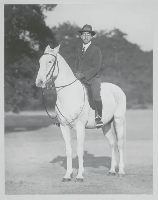 Framed Print : Emperor Hirohito on Horseback Framed Print : Emperor Hirohito on Horseback