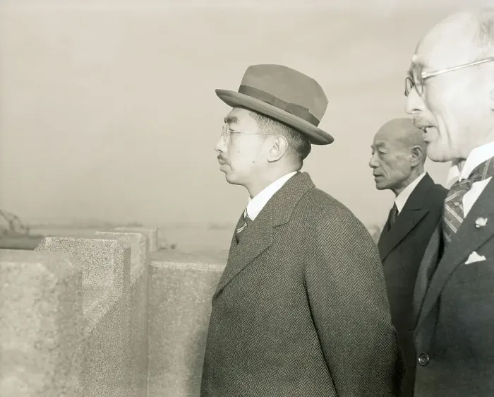 Framed Print : Emperor Hirohito Outside Framed Print : Emperor Hirohito Outside