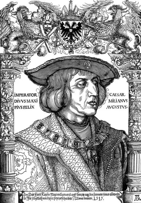 Framed Print : Emperor Maximilian, painting by Albrecht DAOErer Framed Print : Emperor Maximilian, painting by Albrecht DAOErer