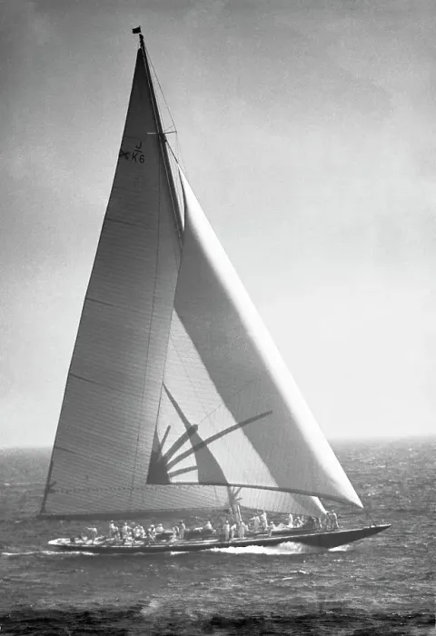 Framed Print : Endeavor II Losing America's Cup