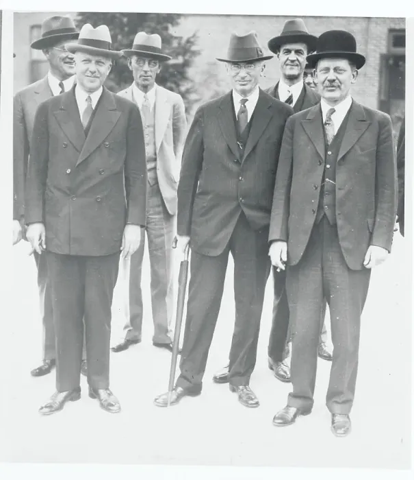 Framed Print : Energy Executives Posing Together Framed Print : Energy Executives Posing Together
