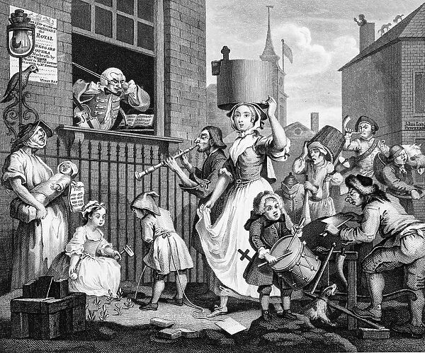The Engaged Musician, by William Hogarth