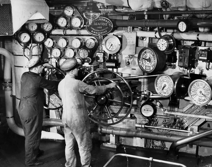Framed Print : The Engine Room of H.M.S. Ark Royal Framed Print : The Engine Room of H.M.S. Ark Royal