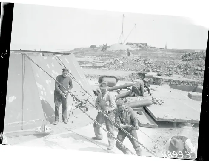 Framed Print : Engineers Destroying Military Weaponry Framed Print : Engineers Destroying Military Weaponry