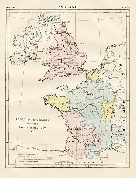 England and France treaty of Bretigny 1360