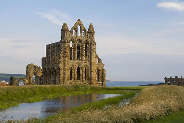England, North Yorkshire, Whitby, Benedictine Abbey ruins