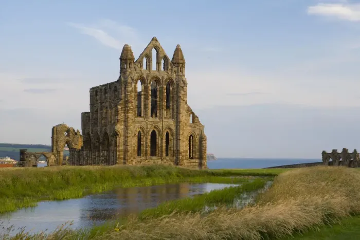 Framed Print : England, North Yorkshire, Whitby, Benedictine Abbey ruins Framed Print : England, North Yorkshire, Whitby, Benedictine Abbey ruins