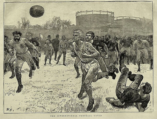 England Vs Scotland football match, 24 February 1872 London, England, History of sport