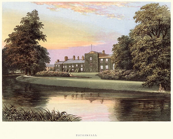 English Country Mansions - Netherhall, Cumbria, 19th Century