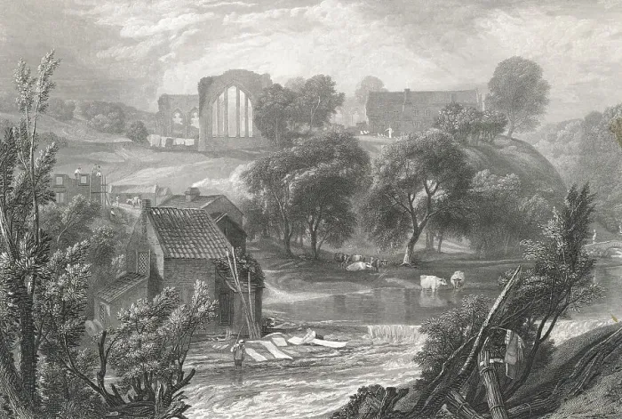 Framed Print : An English Country Scene Framed Print : An English Country Scene