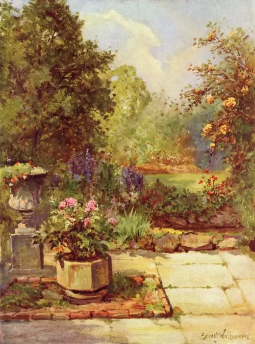 Framed Print : English Garden Framed Print : English Garden