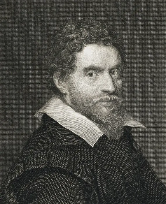 Framed Print : Engraved Portrait of Ben Jonson