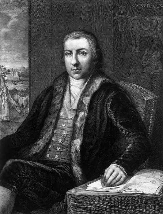 Framed Print : Engraved Portrait Of Edward Jenner Framed Print : Engraved Portrait Of Edward Jenner