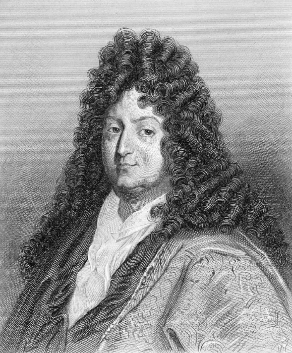 Framed Print : Engraved Portrait of Jean Racine Framed Print : Engraved Portrait of Jean Racine