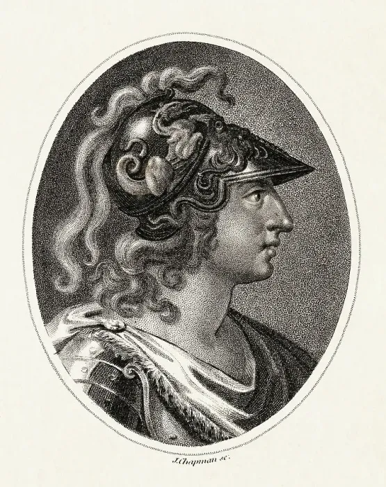 Framed Print : Engraving of Alexander the Great by J. Chapman Framed Print : Engraving of Alexander the Great by J. Chapman