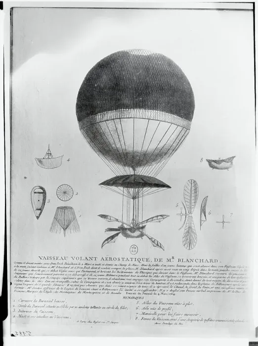 Framed Print : Engraving of Balloon Used by Jean Pierre Francois Blanchard Framed Print : Engraving of Balloon Used by Jean Pierre Francois Blanchard