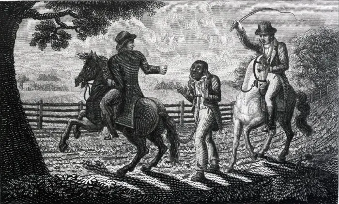 Framed Print : Engraving of a Black Man Being Whipped By Whites Framed Print : Engraving of a Black Man Being Whipped By Whites