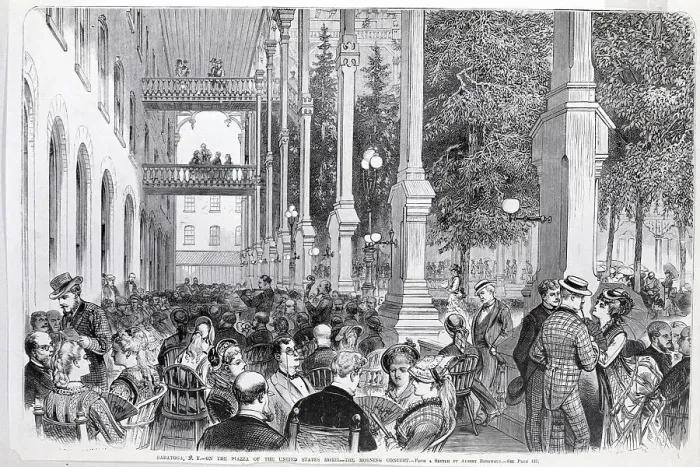 Framed Print : Engraving Of Crowd At Concert Framed Print : Engraving Of Crowd At Concert