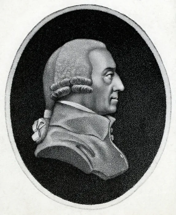Framed Print : Engraving of Economist Adam Smith Framed Print : Engraving of Economist Adam Smith