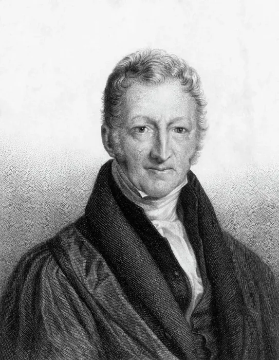 Framed Print : Engraving of Economist Thomas Robert Malthus by John Linnell Framed Print : Engraving of Economist Thomas Robert Malthus by John Linnell