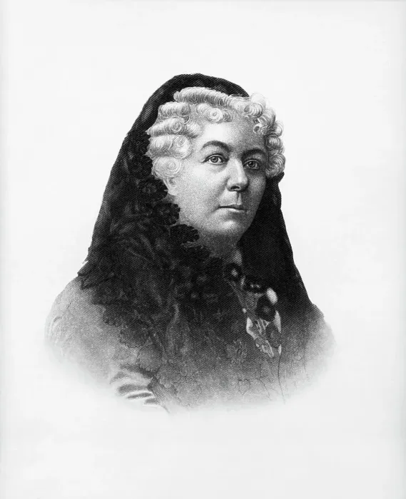 Framed Print : Engraving of Elizabeth Cady Stanton