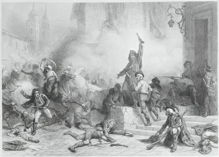 Framed Print : Engraving Entitled Insurrection Framed Print : Engraving Entitled Insurrection