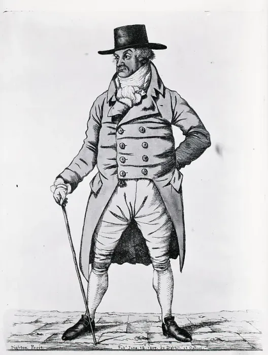 Framed Print : Engraving Of Fashionable English Gent