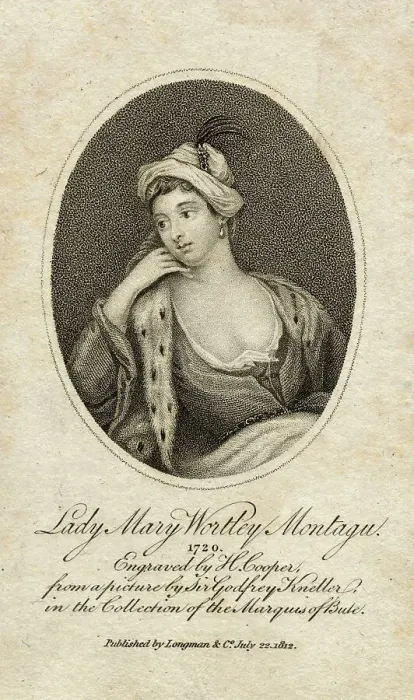 Framed Print : Engraving by H. Cooper After Lady Mary Wortley Montagu by Sir Godfrey Kneller Framed Print : Engraving by H. Cooper After Lady Mary Wortley Montagu by Sir Godfrey Kneller