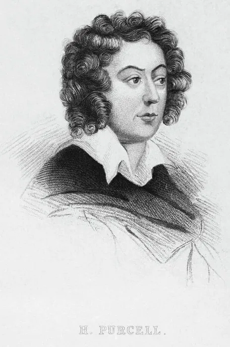 Framed Print : Engraving Of Head Of Henry Purcell