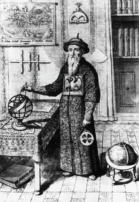 Framed Print : Engraving of Johann Adam Schall von Bell at His Peking Observatory Framed Print : Engraving of Johann Adam Schall von Bell at His Peking Observatory