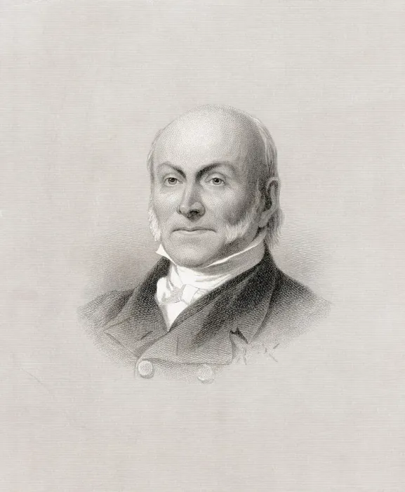 Framed Print : Engraving of John Quincy Adams Framed Print : Engraving of John Quincy Adams