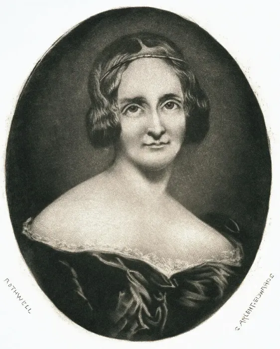 Framed Print : Engraving After Mary Wollstonecraft Shelley by Richard Rothwell Framed Print : Engraving After Mary Wollstonecraft Shelley by Richard Rothwell